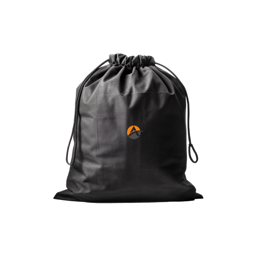Black Realistic Isolated Bag 